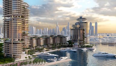 Peninsula Dubai Residences Tower 2 view Peninsula Dubai Residences Tower 2 view