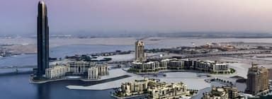 Al Jadaf Water front view Al Jadaf Water front view